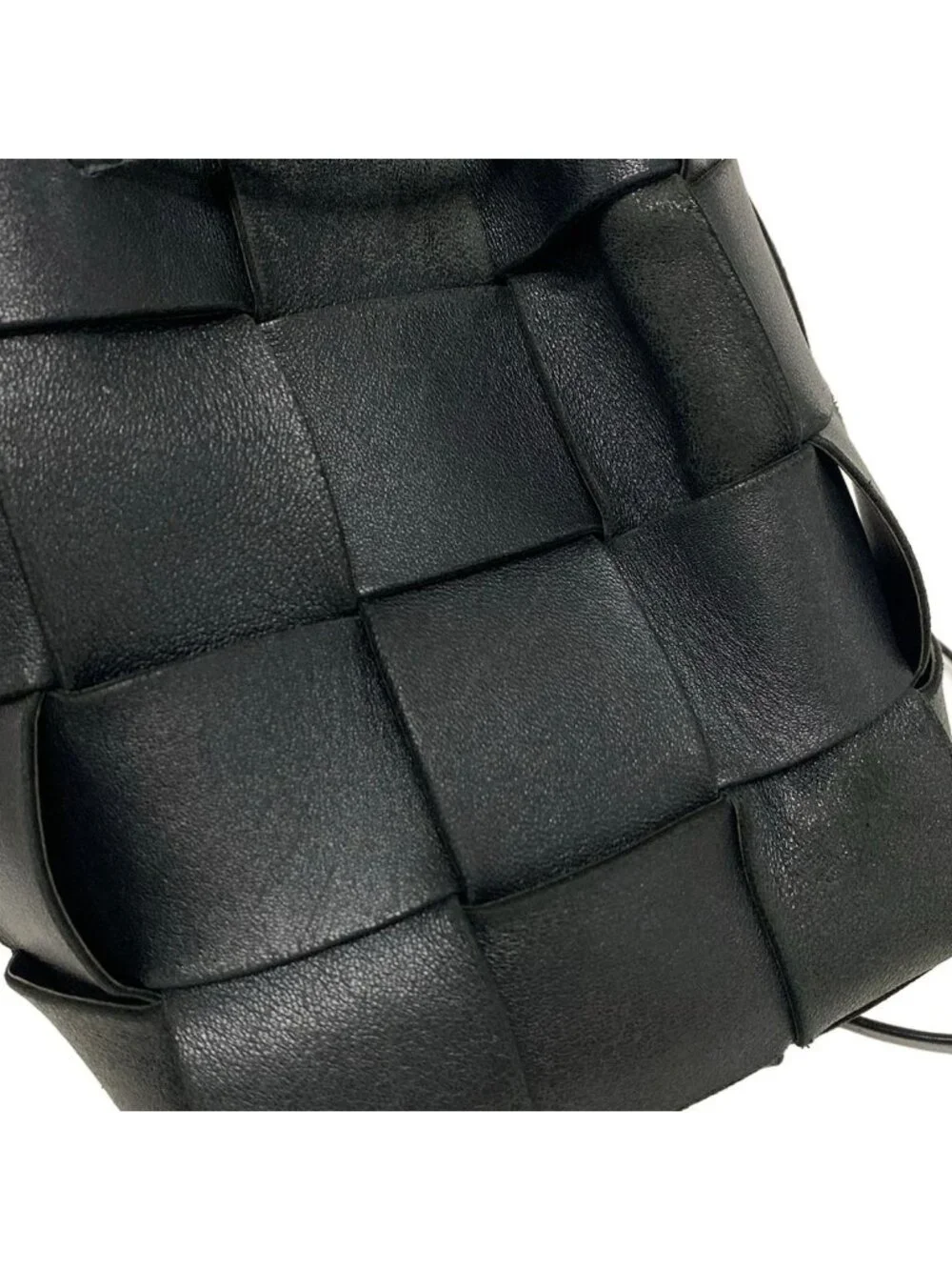 Bottega Veneta Shoulder Bag Cassette Black Leather